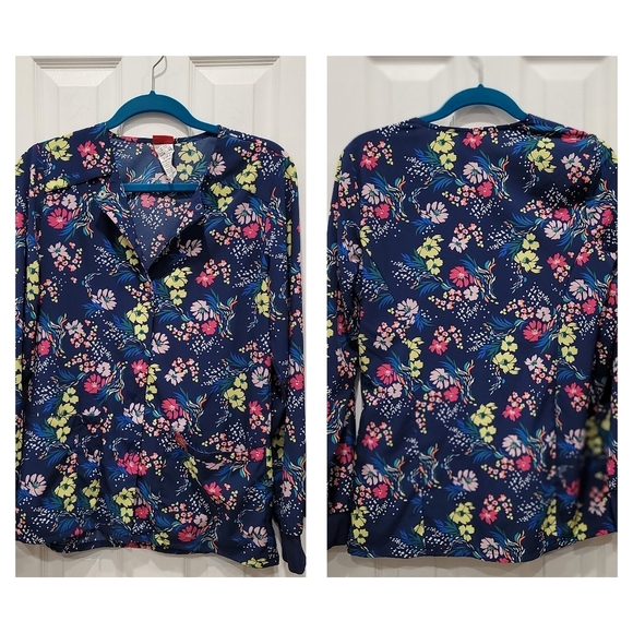 Dickies EDS Snap Front Scrub Awareness Jacket - S - Picture 2 of 13